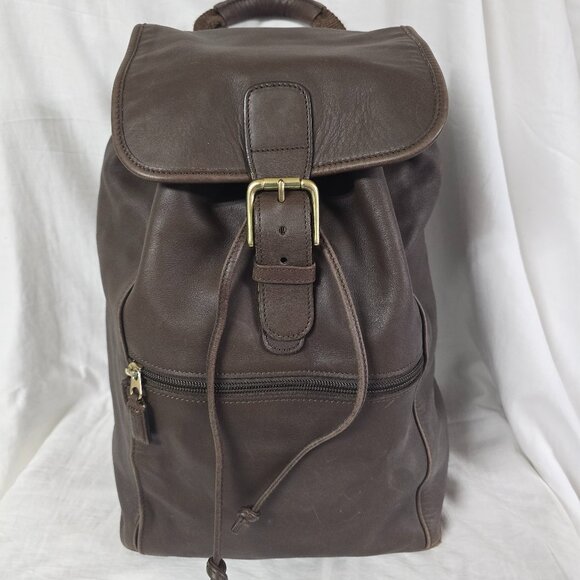 Coach Vintage Backpack - Dark Brown Large - Picture 1 of 12
